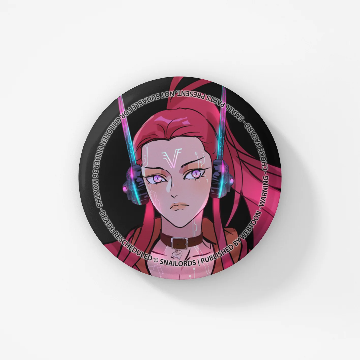 DEATH: RESCHEDULED - BUTTON BADGE SET - Image 3