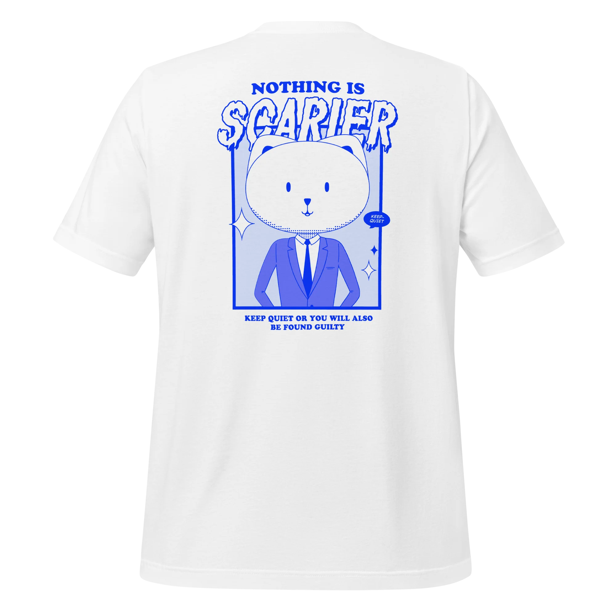 EVERYTHING IS FINE - NOTHING IS SCARIER UNISEX T-SHIRT - Image 2