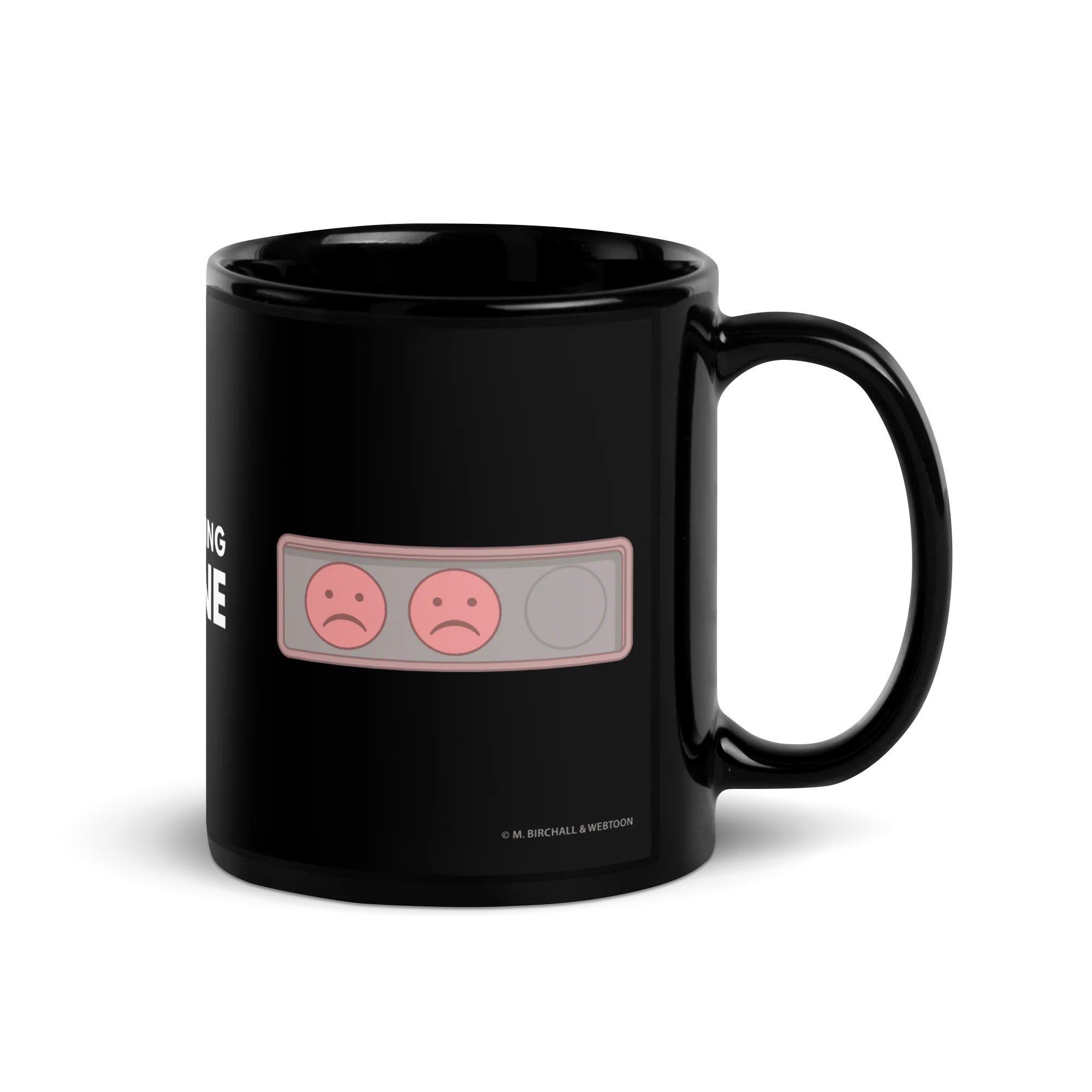EVERYTHING IS FINE - STATUS BADGE GLOSSY MUG
