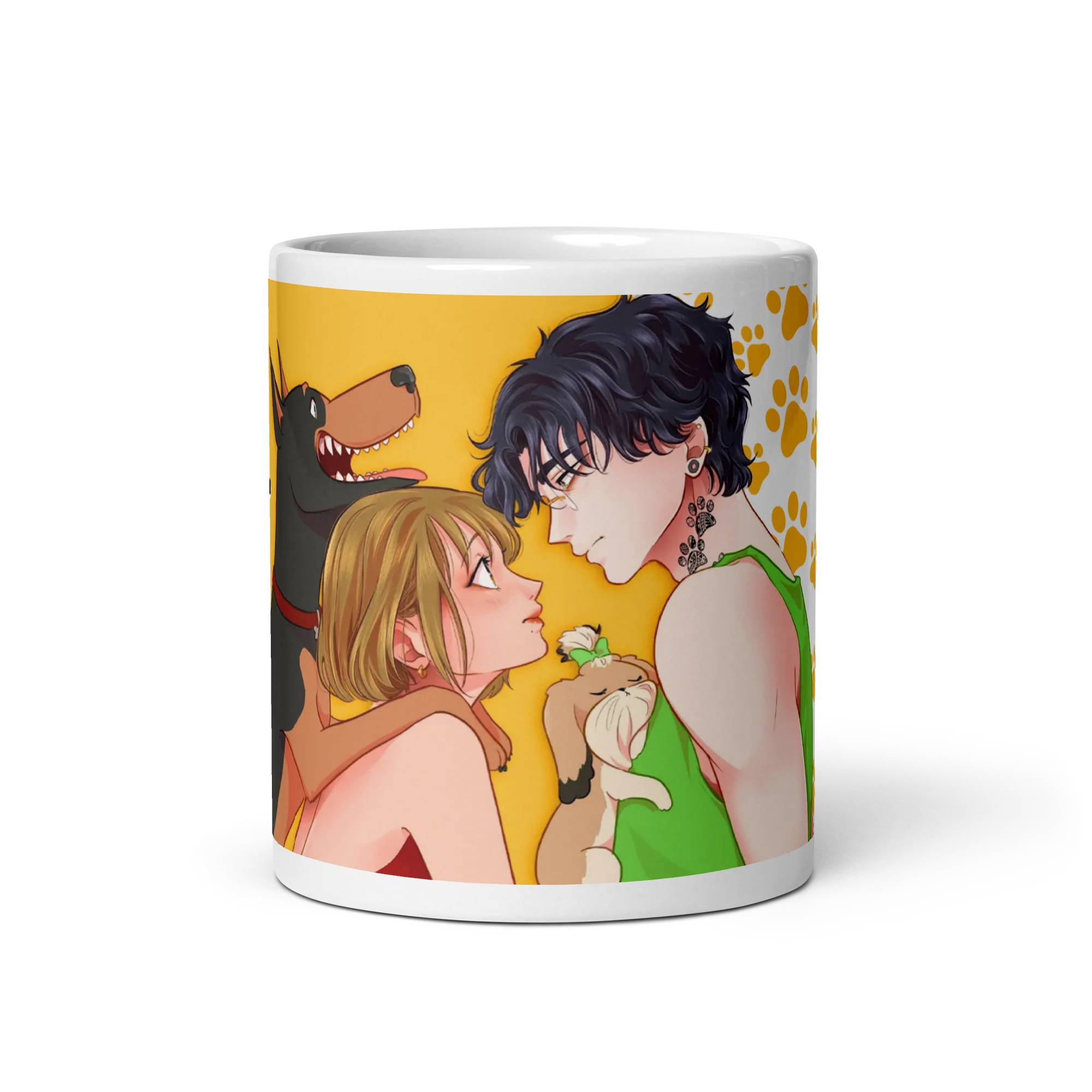LOVE 4 A WALK - PAW PRINT MUG - Image 3