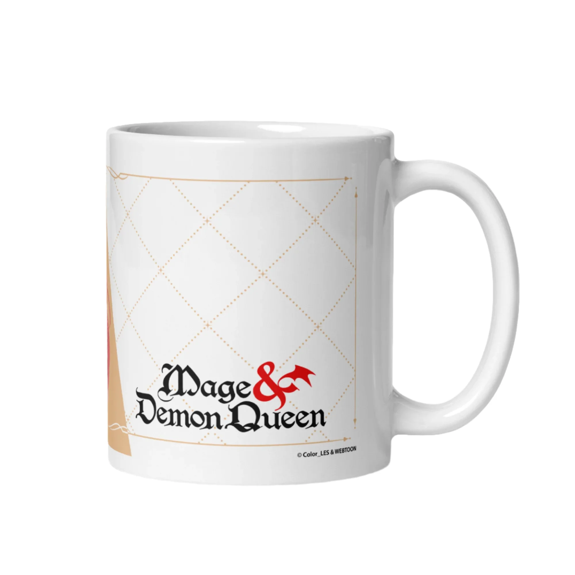 MAGE & DEMON QUEEN - WHITE GLOSSY MUG - Image 2