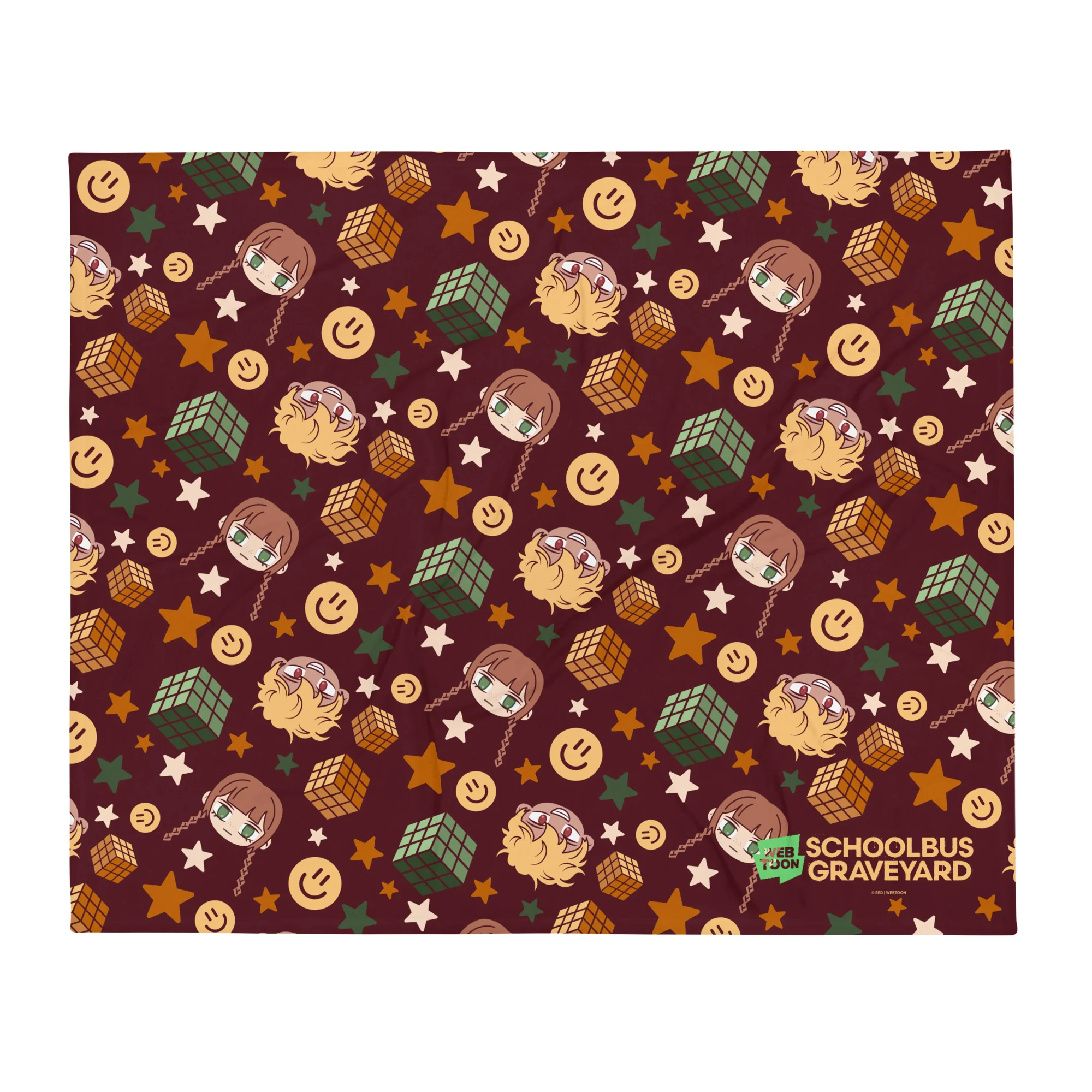 SCHOOL BUS GRAVEYARD - THROW BLANKET