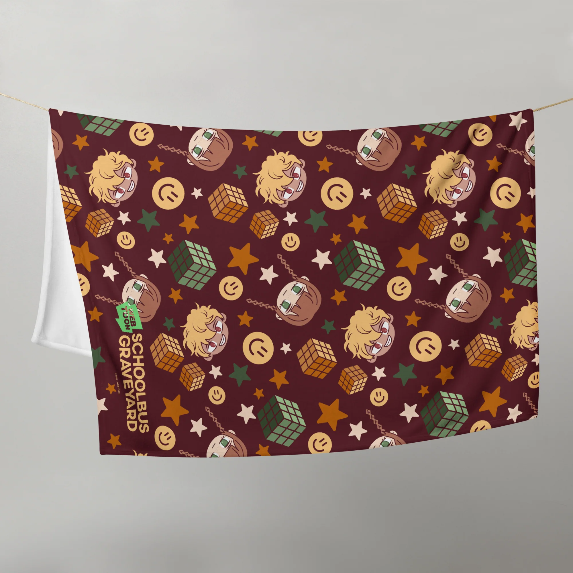 SCHOOL BUS GRAVEYARD - THROW BLANKET - Image 2