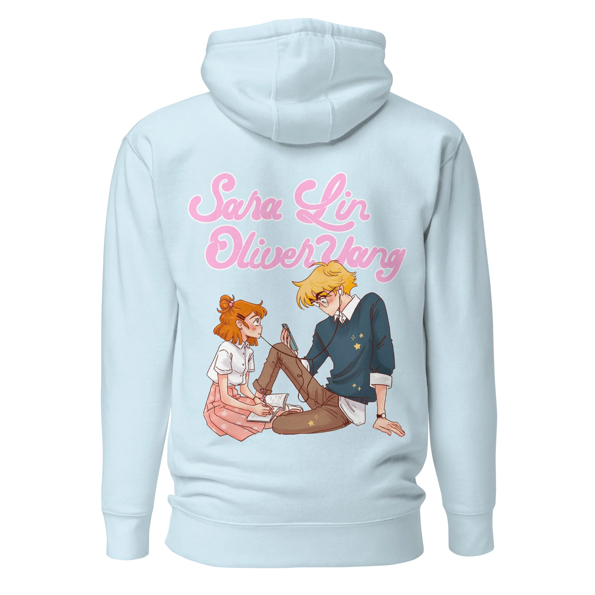 THE KISS BET - SKY BLUE HOODIE - Image 2